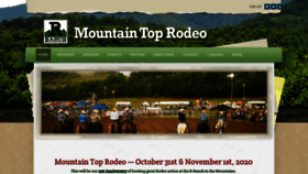 What Mountaintoprodeo.com website looked like in 2020 (3 years ago)