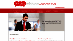 What Mediationconso-ame.com website looked like in 2020 (3 years ago)