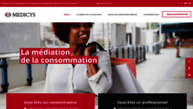 What Medicys-consommation.fr website looked like in 2020 (3 years ago)