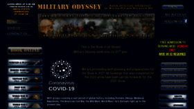 What Military-odyssey.com website looked like in 2020 (3 years ago)