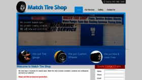 What Matchtireshop.com website looked like in 2020 (3 years ago)