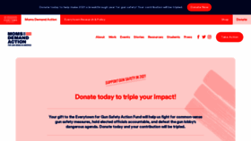 What Momsdemandaction.org website looked like in 2020 (3 years ago)