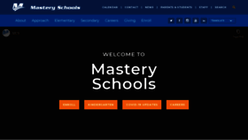 What Masterycharter.org website looked like in 2020 (3 years ago)