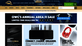 What Macsales.com website looked like in 2020 (3 years ago)