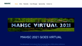 What Mahsc.org website looked like in 2020 (3 years ago)