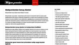 What Medyumlardansonucalanlar.com website looked like in 2020 (3 years ago)