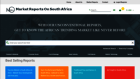 What Marketreportsonsouthafrica.com website looked like in 2020 (3 years ago)