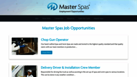 What Masterspasjobs.com website looked like in 2020 (3 years ago)