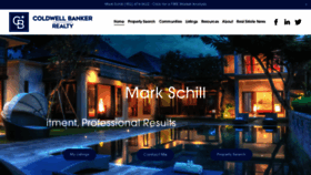 What Markschill.com website looked like in 2020 (3 years ago)