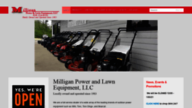 What Milliganpowerequipment.com website looked like in 2020 (3 years ago)