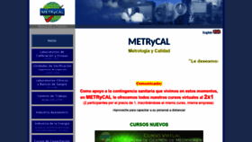 What Metrycal.com website looked like in 2020 (3 years ago)