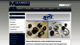 What Marchelectronics.com website looked like in 2020 (3 years ago)