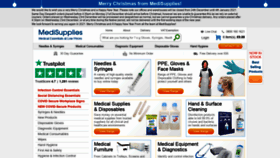 What Medisupplies.co.uk website looked like in 2020 (3 years ago)
