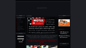 What Motul-mintabolt.hu website looked like in 2020 (3 years ago)