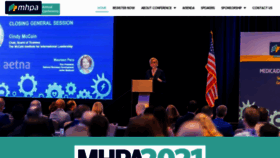 What Medicaidconference.com website looked like in 2020 (3 years ago)