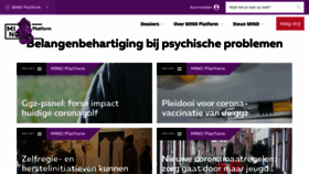 What Mindplatform.nl website looked like in 2020 (3 years ago)