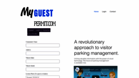 What Myguestpermit.com website looked like in 2020 (3 years ago)