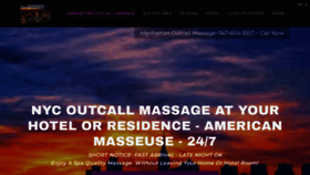 What Manhattanoutcallmassages.com website looked like in 2020 (3 years ago)