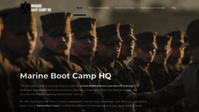 What Marinesbootcamphq.com website looked like in 2020 (3 years ago)