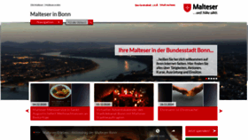 What Malteser-bonn.de website looked like in 2021 (3 years ago)