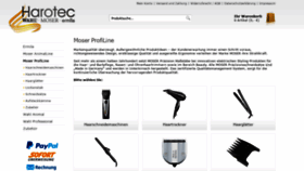 What Moser-profiline-shop.de website looked like in 2021 (3 years ago)
