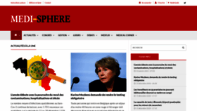What Medi-sphere.be website looked like in 2021 (3 years ago)