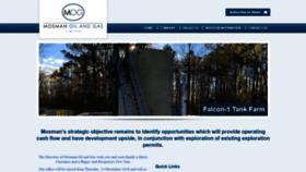 What Mosmanoilandgas.com website looked like in 2021 (3 years ago)