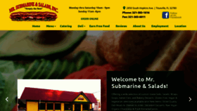 What Mrsubmarineandsalads.com website looked like in 2021 (3 years ago)
