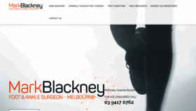 What Markblackney.com.au website looked like in 2021 (4 years ago)