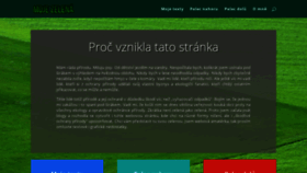 What Mojezelena.cz website looked like in 2021 (3 years ago)