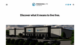What Myfreedomlife.com website looked like in 2021 (3 years ago)
