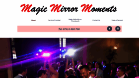 What Magicmirrormoments.com website looked like in 2021 (3 years ago)