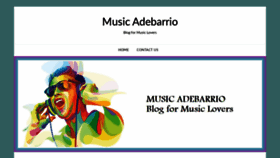 What Musicadebarrio.net website looked like in 2021 (3 years ago)