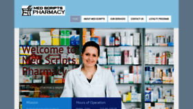 What Medscriptspharmacy.net website looked like in 2021 (3 years ago)