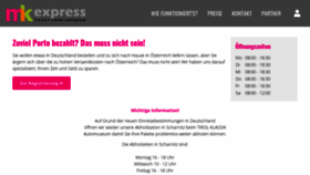 What Mk-express.com website looked like in 2021 (3 years ago)