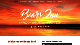 What Manitoulinbearsinn.ca website looked like in 2021 (3 years ago)