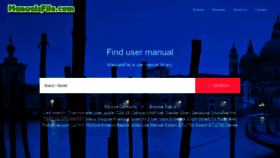 What Manualsfile.com website looked like in 2021 (3 years ago)