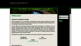 What Mackcpas.com website looked like in 2021 (4 years ago)