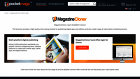 What Magazinecloner.com website looked like in 2021 (3 years ago)
