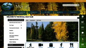 What Mccallgolfclub.com website looked like in 2021 (3 years ago)