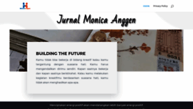 What Monicaanggen.id website looked like in 2021 (3 years ago)