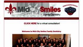 What Midcitysmiles.com website looked like in 2021 (3 years ago)