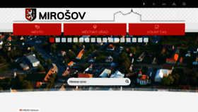 What Mirosov.cz website looked like in 2021 (3 years ago)