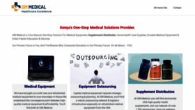 What Medical.ke website looked like in 2021 (3 years ago)