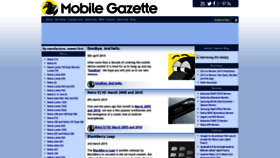 What Mobilegazette.com website looked like in 2021 (3 years ago)