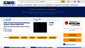 What Myeloma.cz website looked like in 2021 (3 years ago)