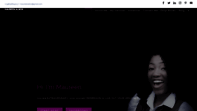 What Maureenalikor.com website looked like in 2021 (3 years ago)