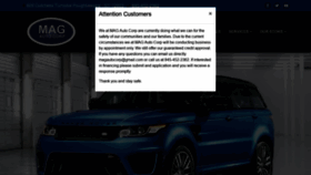 What Magautocorp.com website looked like in 2021 (3 years ago)