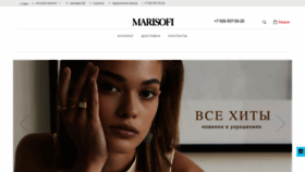 What Marisofi.ru website looked like in 2021 (3 years ago)