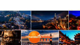 What Mandarinholidays.com website looked like in 2021 (3 years ago)